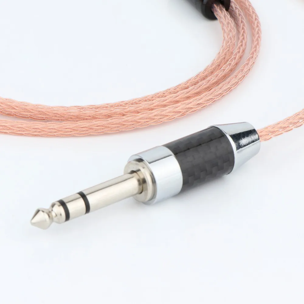 16 الأساسية 7N OCC النحاس سماعة كابل ل دينون AH-D7200 AH-D5200 AH-D9200 3.5 مللي متر سماعة دبوس LN006748