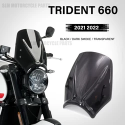 NEW Motorcycle Windscreen Accessories Windshield Baffle Air Wind Deflectors For TRIDENT Trident 660 For Trident660 2021-2024