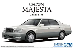 AOSHIMA Plastic Assembly Car Model 1/24 Scale  UZS151 Crown Majesta C 1998 Adult Collection DIY Assembly Kit 06219