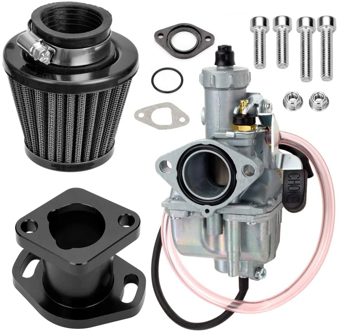 Racing Performance Mikuni VM22 Carburetor Carb Mainfold Air Filter For Predator 212cc GX200 196cc Mini Bike Go Kart