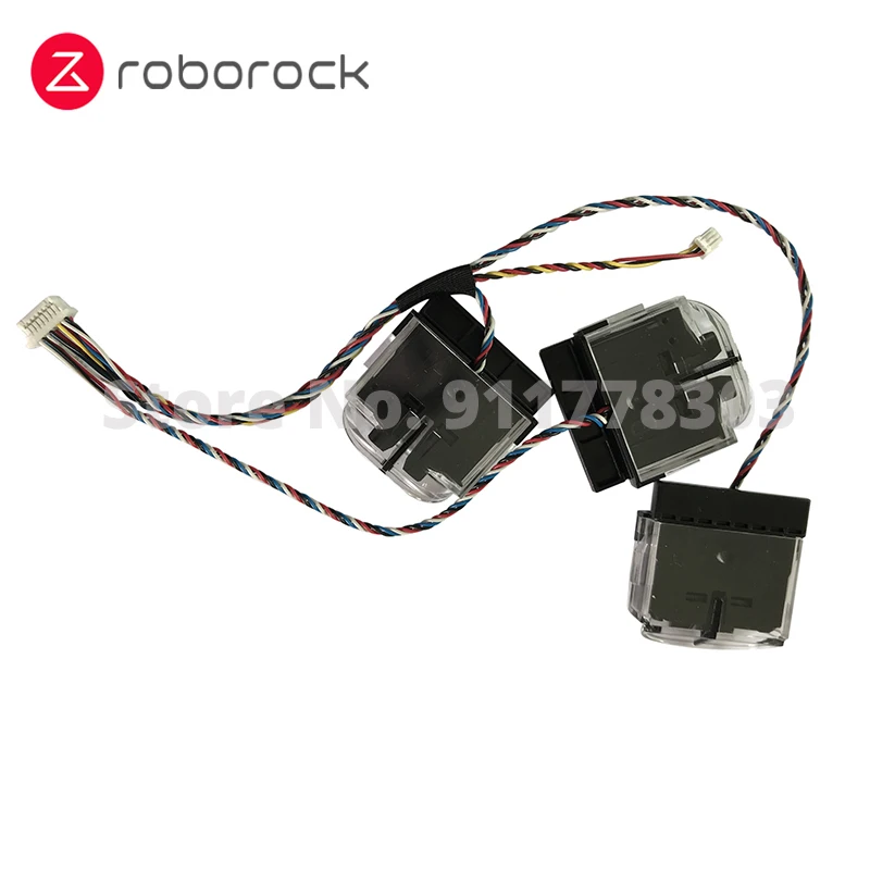 Original อะไหล่ขวาและซ้าย Cliff สำหรับ Roborock S60 S61 S65เครื่องดูดฝุ่นหุ่นยนต์ Sensor กันชน
