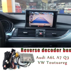 car camera interface adpator for audi a6l c7 a7 q3 VW Toutuareg  2016 2017 3GMMI system original screen update reverse decoder