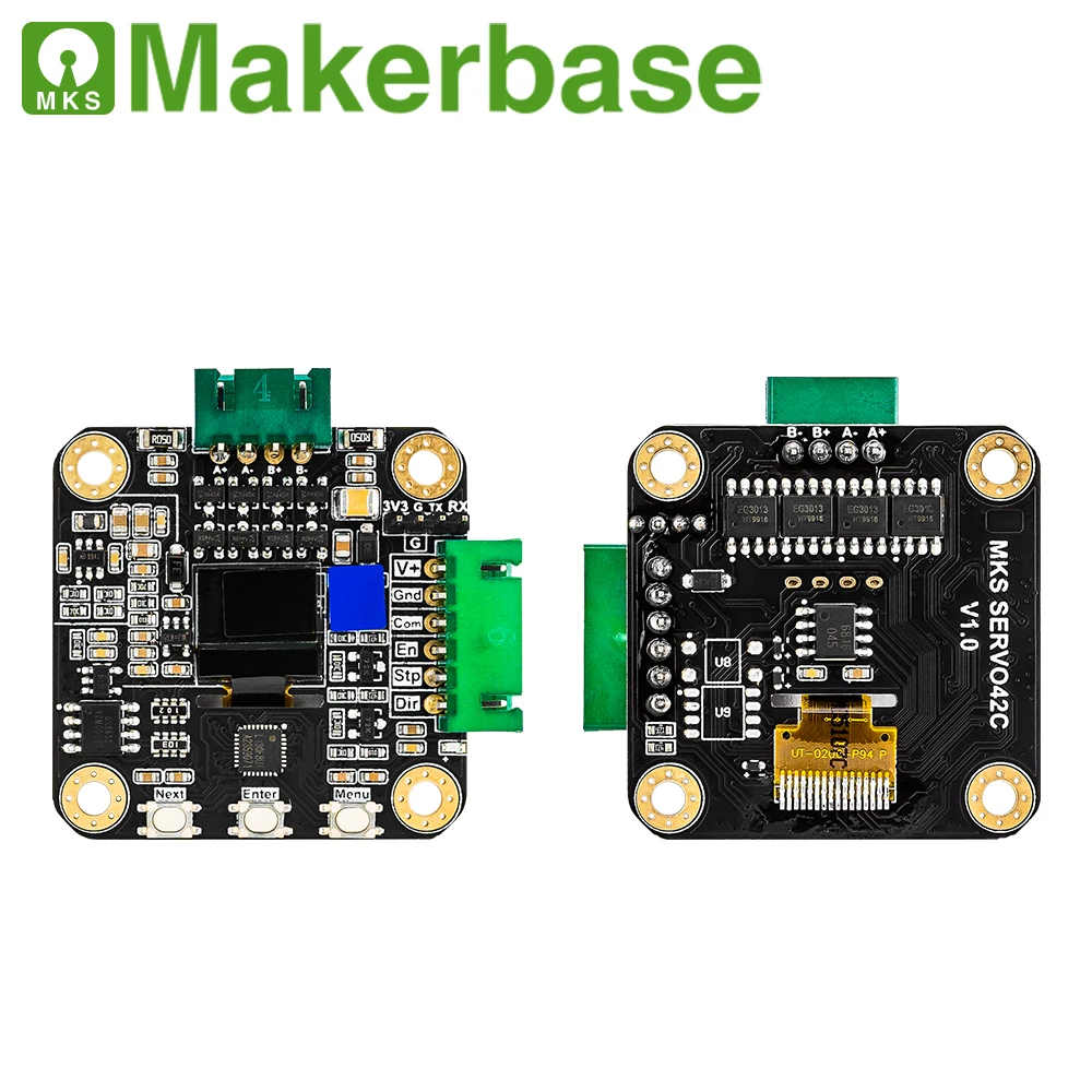 Makerbase MKS SERVO42C PCBA NEMA17 moteur pas à pas en boucle fermée CNC pièces d\'imprimante 3d empêche la perte de pas pour Gen_L SGen_L