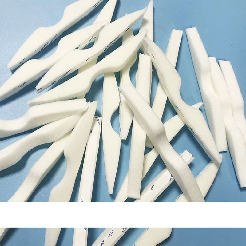 Masque magique Anti-brume pour les porteurs de lunettes, bandes en éponge, tampons de pont de nez auto-adhésifs 3D doux et jetables pour masque buccal, 50 pièces