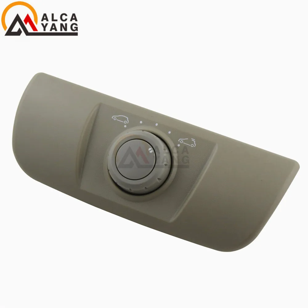 1pc Plastic Beige Sunroof Switch Sunroof Control With Panel For Renault Megane MK2 8200119893