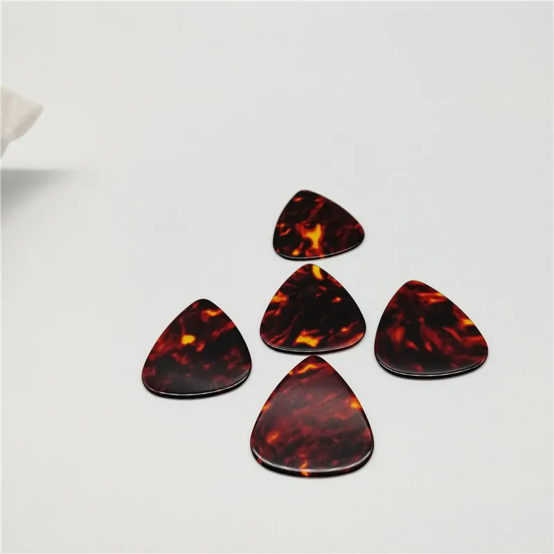 Bulk Tortoise Shell Guitar Picks with Blank, Plectrum Mediator, Bass, Ukulele, Best Selling, 0.46mm, 0.71mm, 0.96mm, 200Pcs