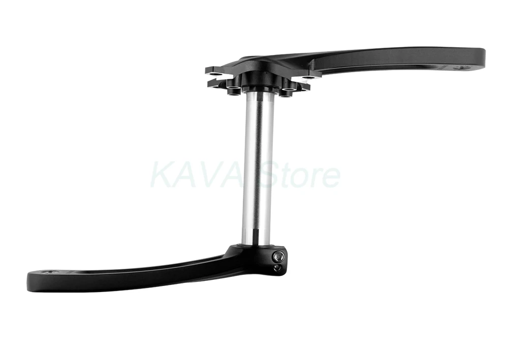Prowheel Fatbike Kurbelgarnitur Claw-100/120 Schneebike Kurbelarm E-Bike Kettenblatt 104BCD Achse 176/192mm Tretlager BB100/120 – Detail 12