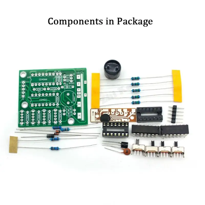 Kit de caja de sonido de música electrónica DIY, módulo de soldadura, Kits de aprendizaje de práctica para Arduino, 16