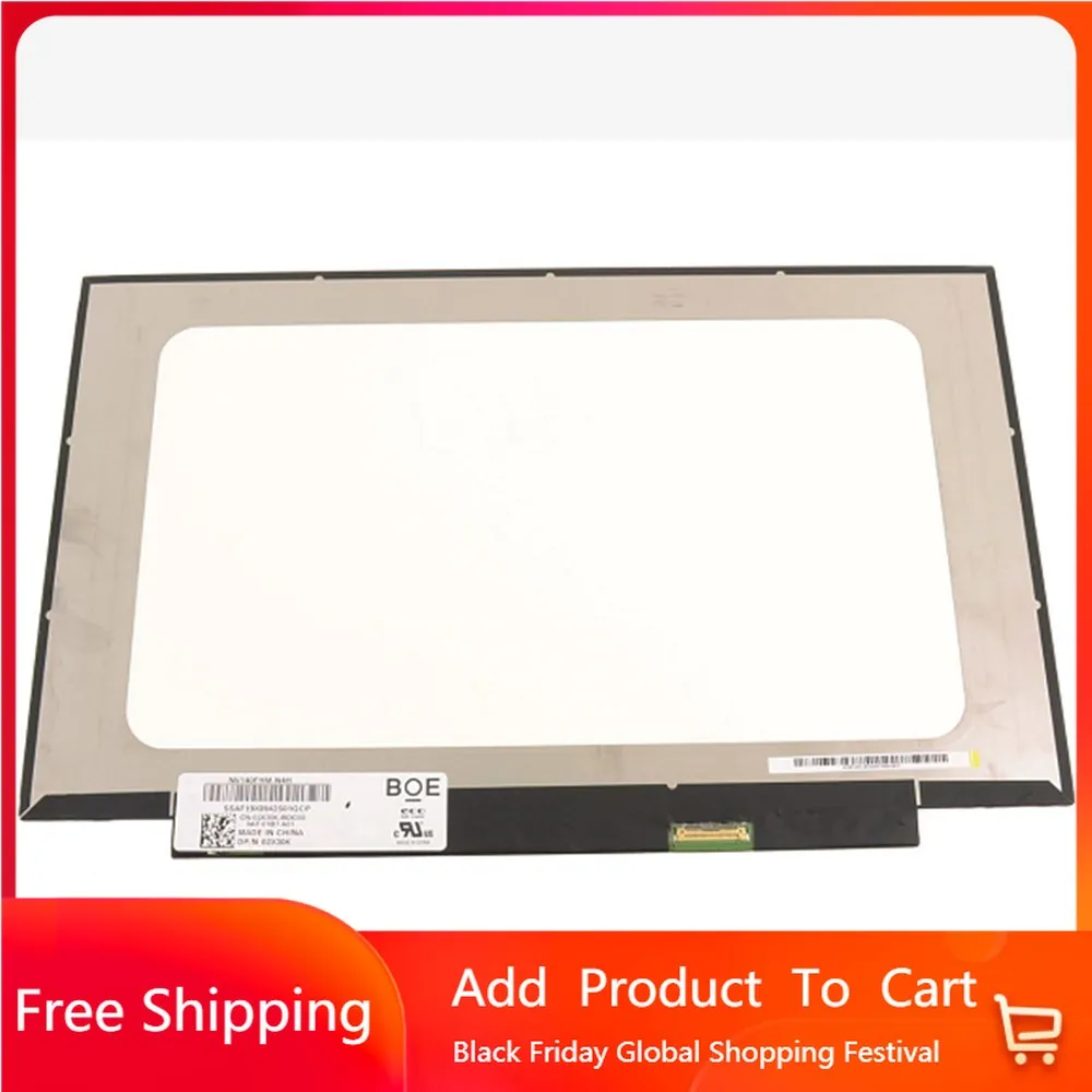 Polegada Display Portátil para Dell Inspiron 14 5480 5490 Edp 30pin2x30k Tela Lcd Fosco Fhd 1920×1080 Não-montagem de Toque 14