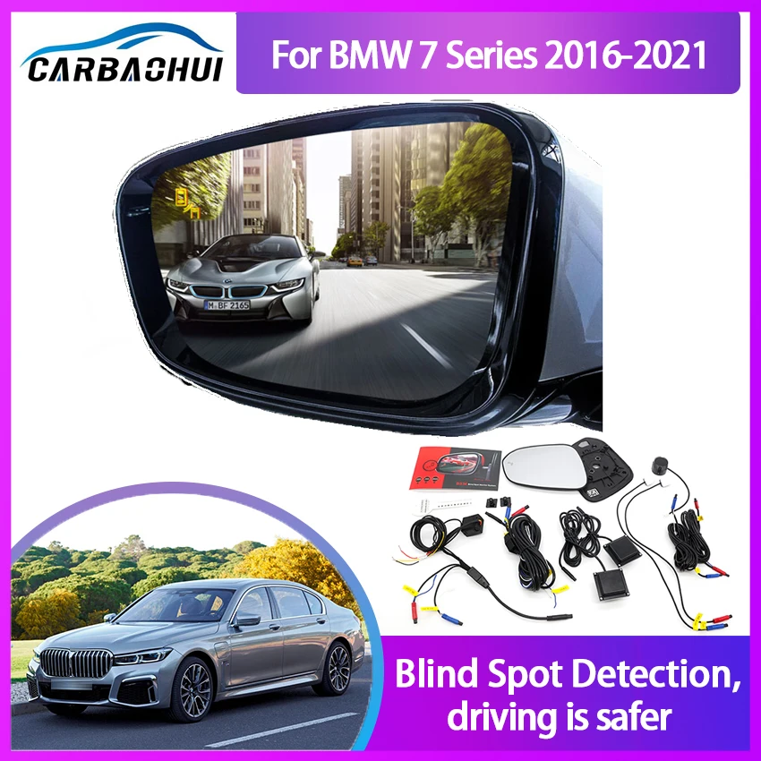 Millimeter Wave Radar Blind Spot Monitoring BSA BSD BSM for BMW 7 Series 2016-2021 Assist Driving Parallel Safety Change Assist