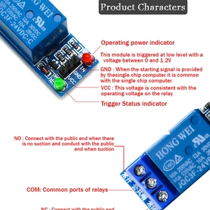 Röle modülü Optoacoplador Röle Çıkışı 1 Yollu 2 Yollu 4 Yollu 6Way 8 Yollu Arduino plc cihazı Ekipmanları Otomasyon 5V 12V 24V İlgili pil takımının 6 büyük satışı 12v) - no. 6