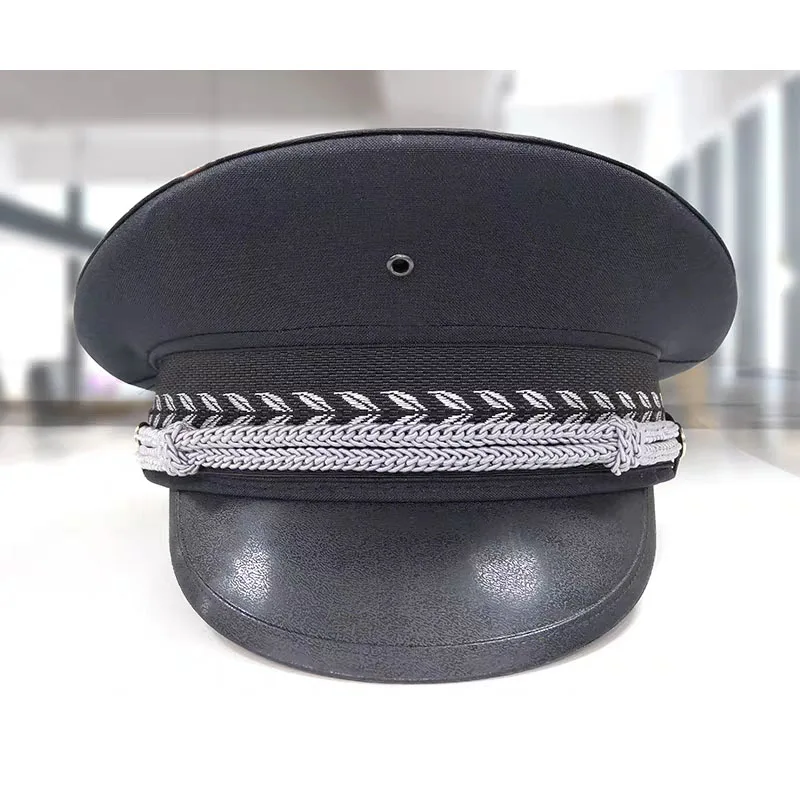 Free shipping new 2014 security apparel & accessories security guard hats & caps men military hats men police hats