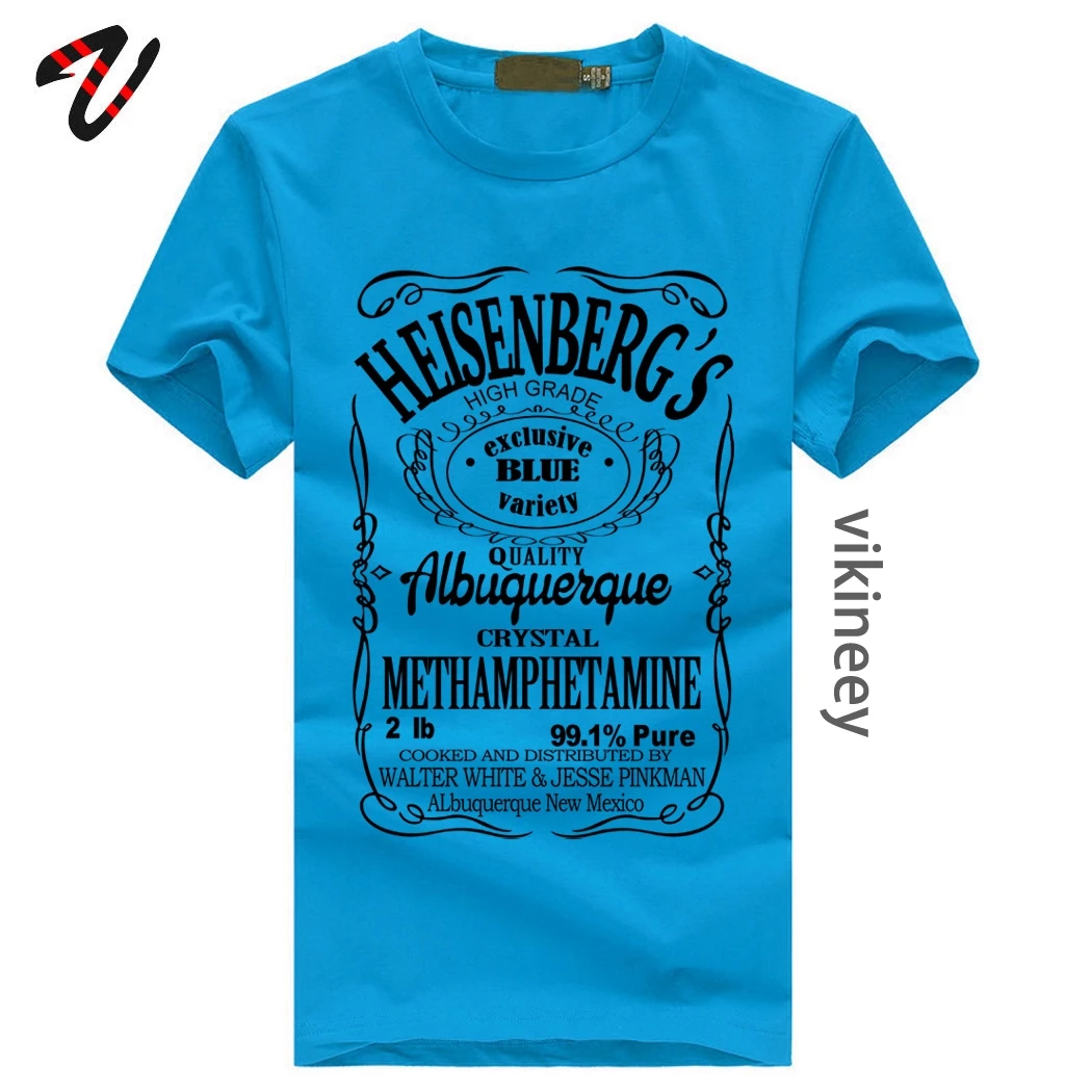 New Arrival Coupons Tshirts Breaking Bad Walter White Printed Men T Shirt Heisenberg Men Tops Big Sale funny Tops & Shirts