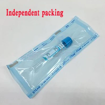10ml 1pc disposable vacuum aseptic blood vessel serum tube human vein blood sample collection vessel sodium citrate 9:1