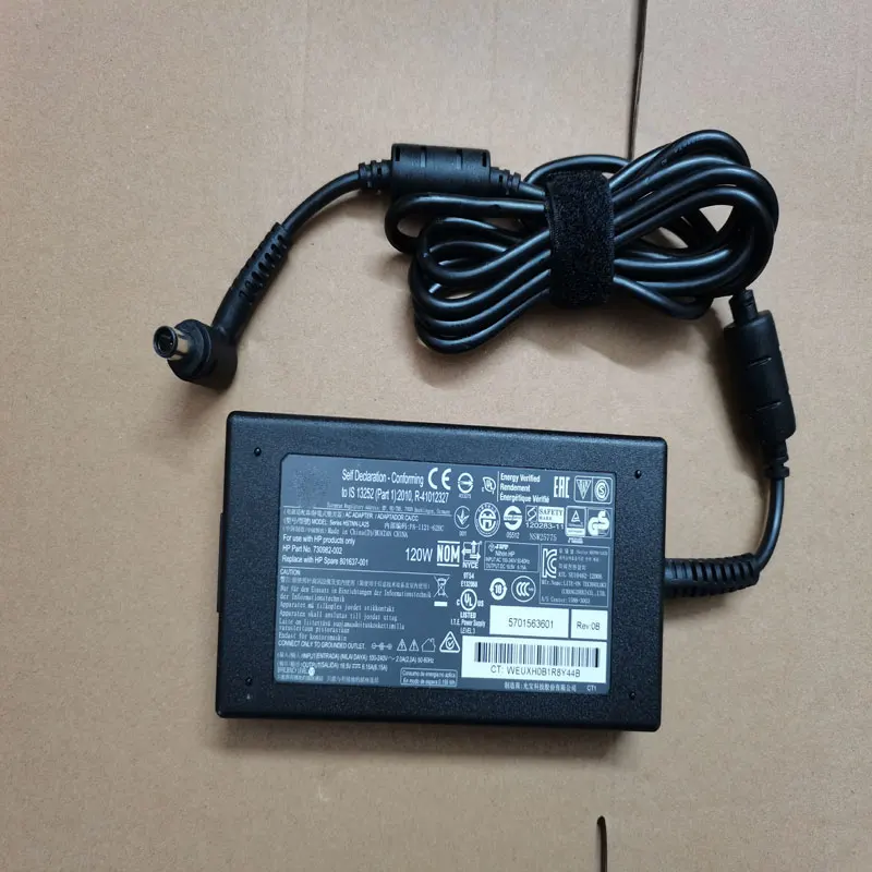 ใหม่ OEM 19.5V 6.15A 120W 730982-002 801637-001อะแดปเตอร์ AC สำหรับ HP ENVY Touchsmart 23-O014 all-In-One F3E94AA ของแท้ Slim Charger