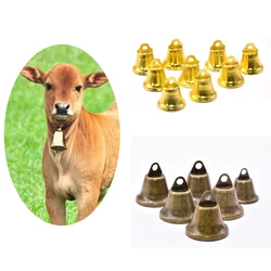 Antique Bronze Jingle Bells for Cattle Poultry Anti-lost Metal Bells Christmas Wedding Party Decoration DIY Crafts Accessories