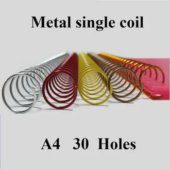 14.3mm customized iron Spiral ring 62 hole binder Metal connecting ring A4carl binding 26 hole B5 snake ring A5