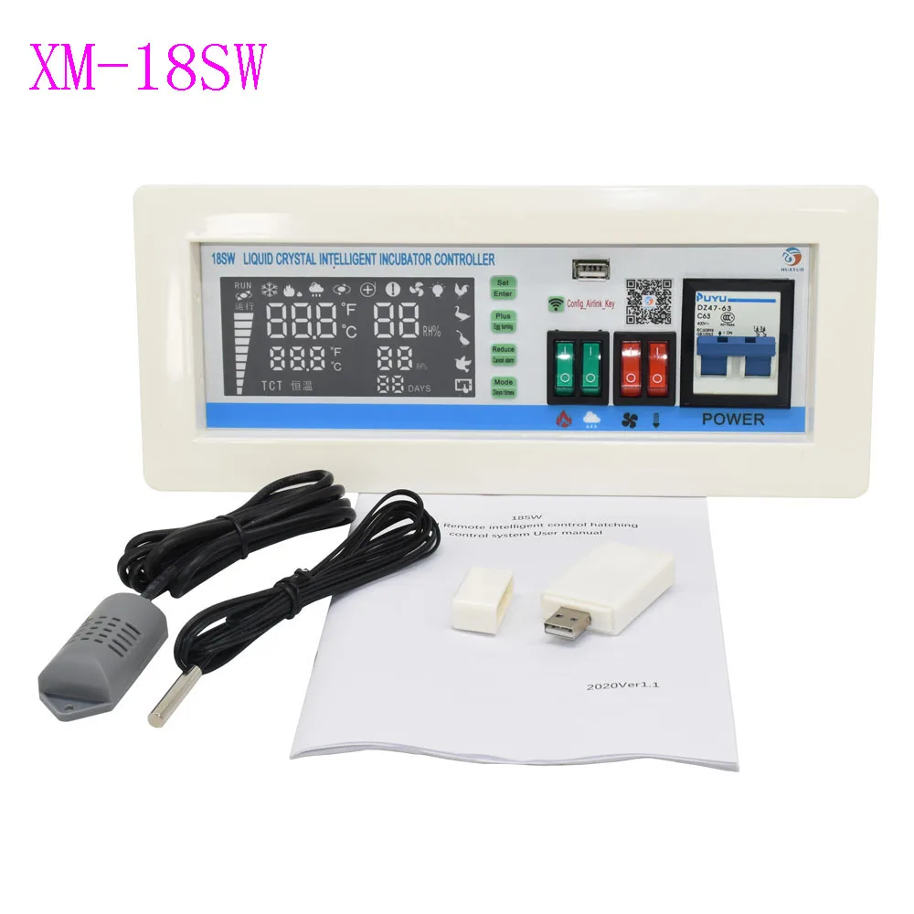 

2 set XM-18sw Remote operation incubator Controller thermostat Full automatic and multifunction for App system