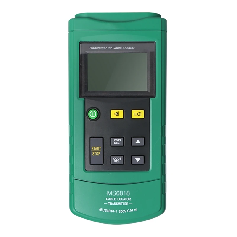 MS6818 Digital Wire Tracker Water Gas Pipeline Locator Finder Wall Earth Floor Cable rilevatore di guasti a cortocircuito Volt 12 ~ 400V