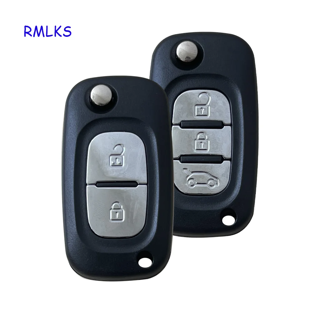 

New Folding Remote Key Case Fob 2 3 Buttons For Renault Modus Kangoo Scenic Clio Megane Uncut VA2 Blade Replacement