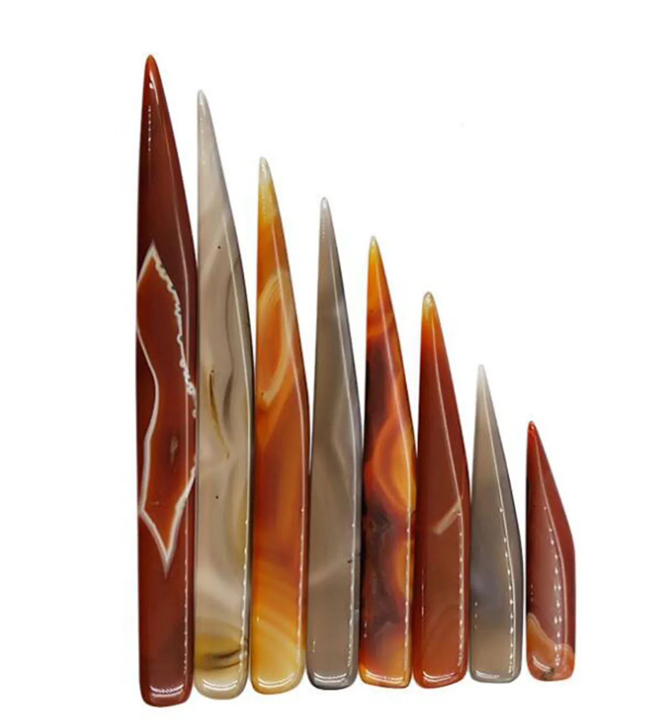 

Agate Burnisher Handmade Polishing Agate Knife Craft Polishing Tool for Gold and Sliver Handmade Jewellery Tool