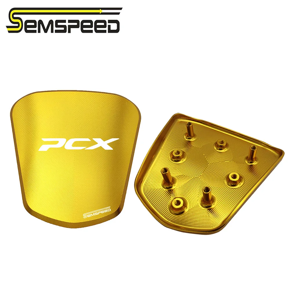 SEMSPEED Logo Gasoline Diesel Fuel Oil Filler Tank Cap Cover Motorcycle Fuel Gas Cover For Honda PCX150 PCX125 PCX 150 125 2021