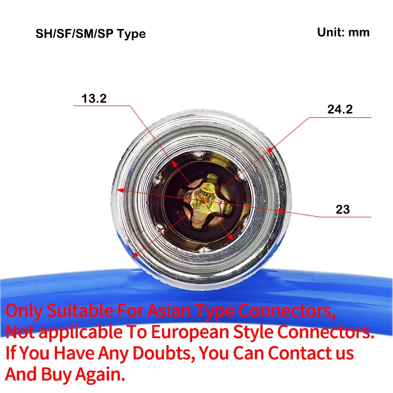 10PCS SH PH SP PP SM PM SF Pneumatic Rapidities for Hose Quick Connector Coupling Compressor Accessories Release Air Fitting