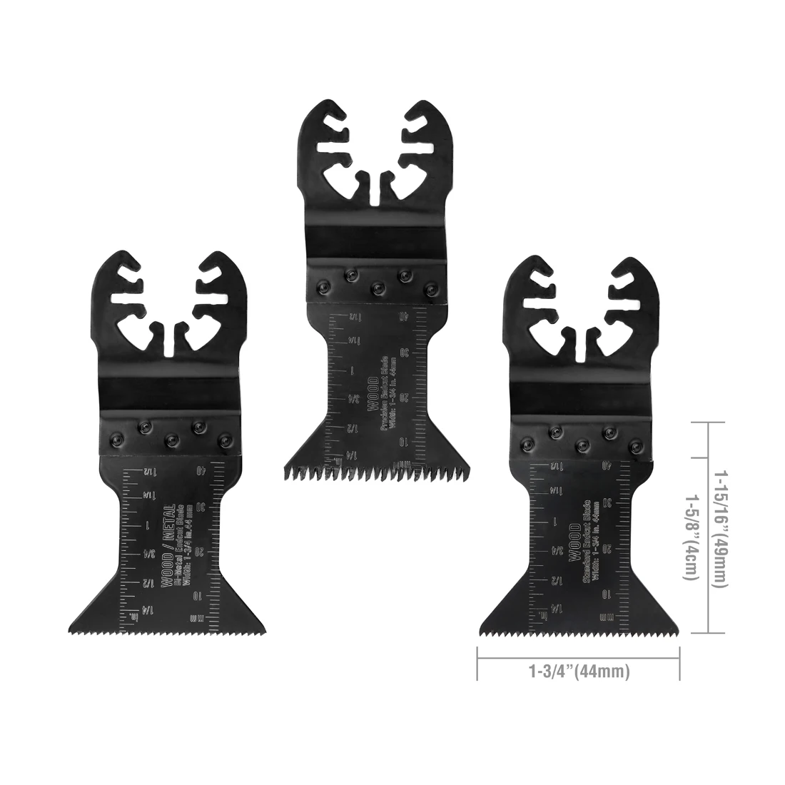 WORKPRO 23 PCS Multi Oscillating Saw Blades Set for Wood Plastic Metal Saw Blades with Quick Release Design