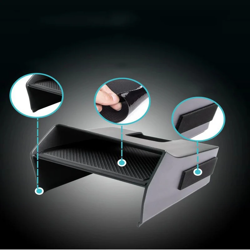 Fit for Audi Q3 F3 Sportback 2019 2020 2021 Car Accessories Central Console Storage Glove Box Holder Tray Interior Moulding