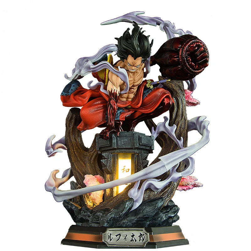 

One Piece GK Anime Action Figure Wano Gear 4 Monkey D Luffy Figma Figurine 26cm PVC Model Snake Man Desktop StatueToys Kid