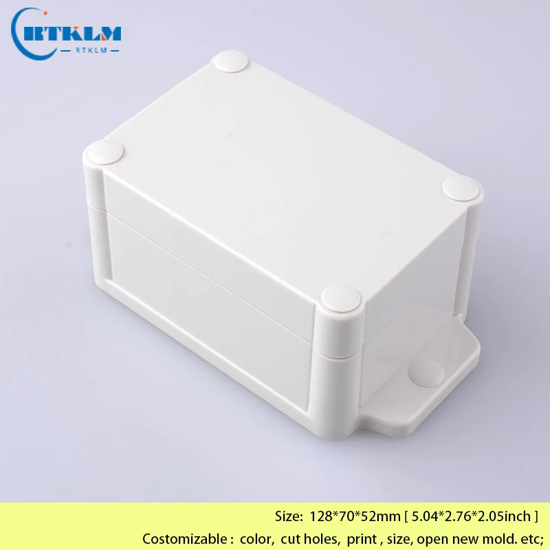 Waterproof electronics junction box Plastic Enclosure diy plastic box wall mount Project Instrument Case 128*70*52mm