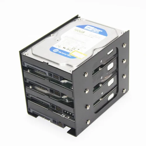 Soporte de disco duro HDD de aluminio 3,5, caja de disco duro DIY, estante de expansión de disco duro, accesorios de chasis