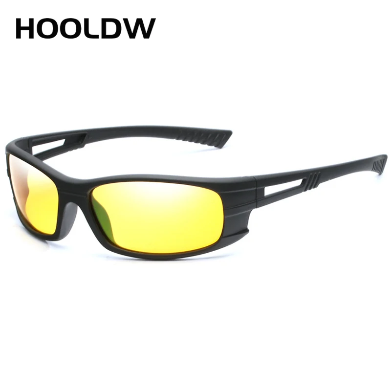 HOOLDW 2020 New Polarized Sunglasses Brand Design Vintage Glasses Outdoor Sport Fishing Driving Sun glasses UV400 Goggle Eyewear