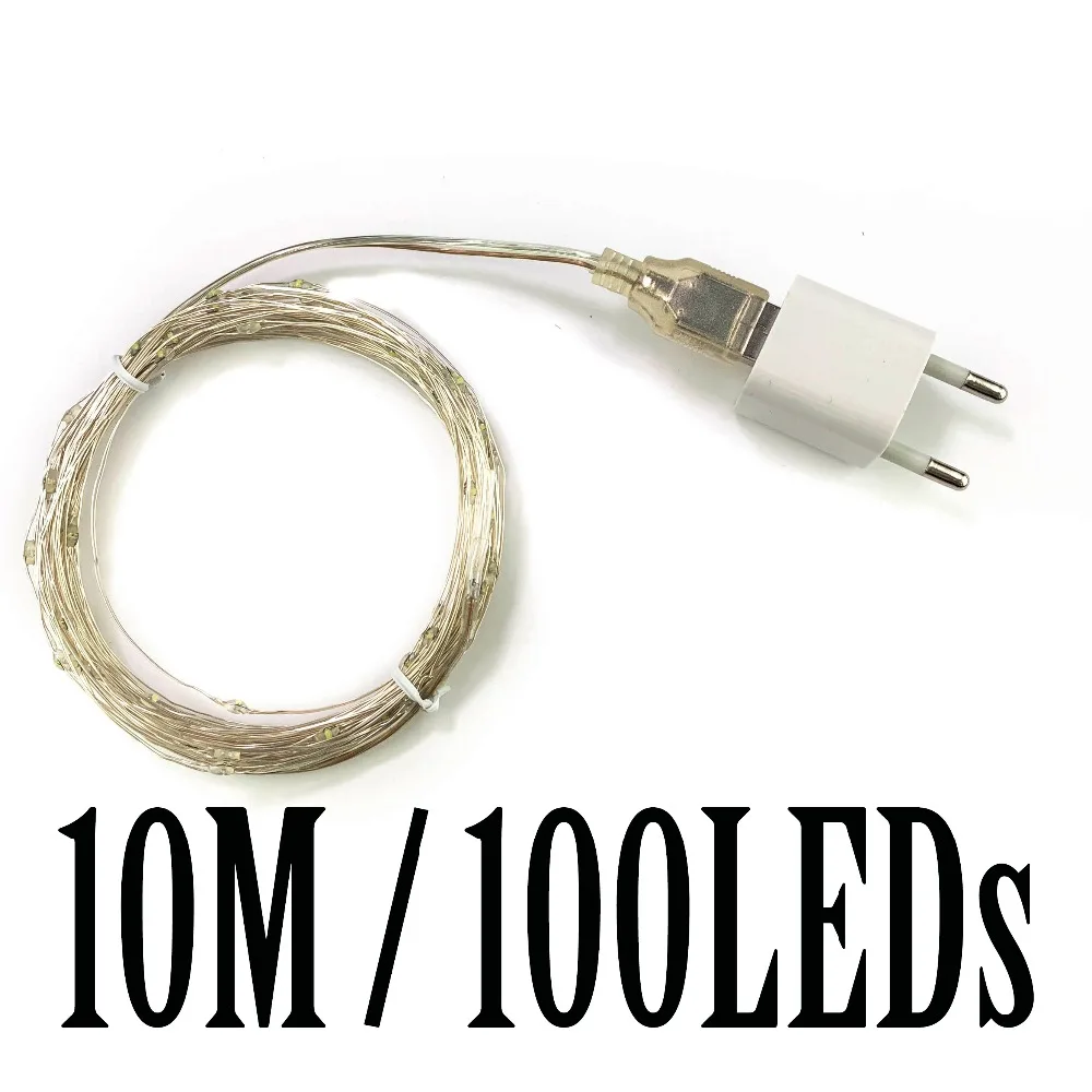 30m 50m 100m 200m LED String Lights Street Fairy Light Waterproof for Outdoor Christmas Fairy Lights Holiday Wedding Decoration