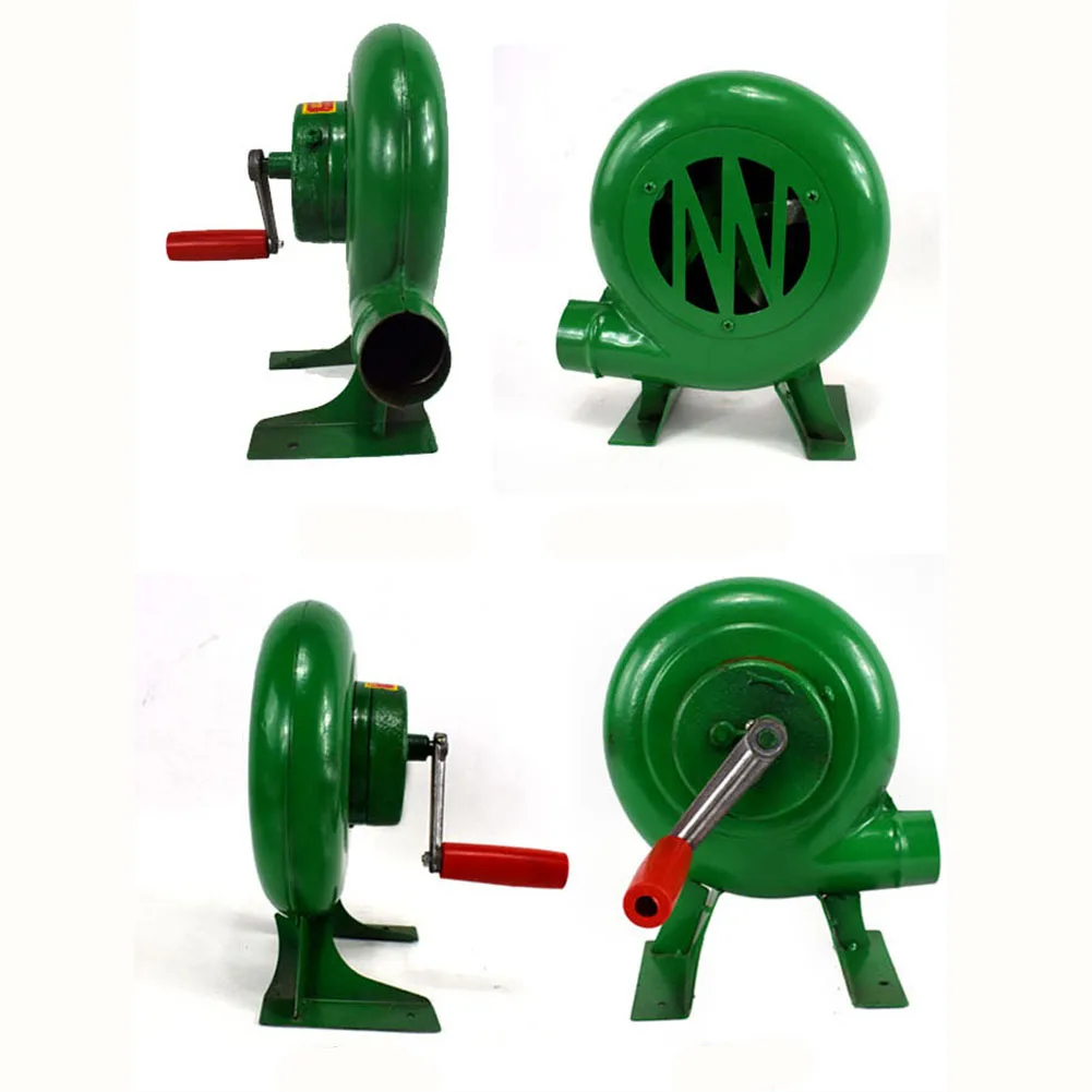 Hộ Gia Đình Thổi Ngoài Trời Tay Quay Bằng Tay Nướng Tăng Áp Nhỏ 350W 55Mm Đường Kính Ống Ra 1:36 Tốc Độ Tỷ Lệ