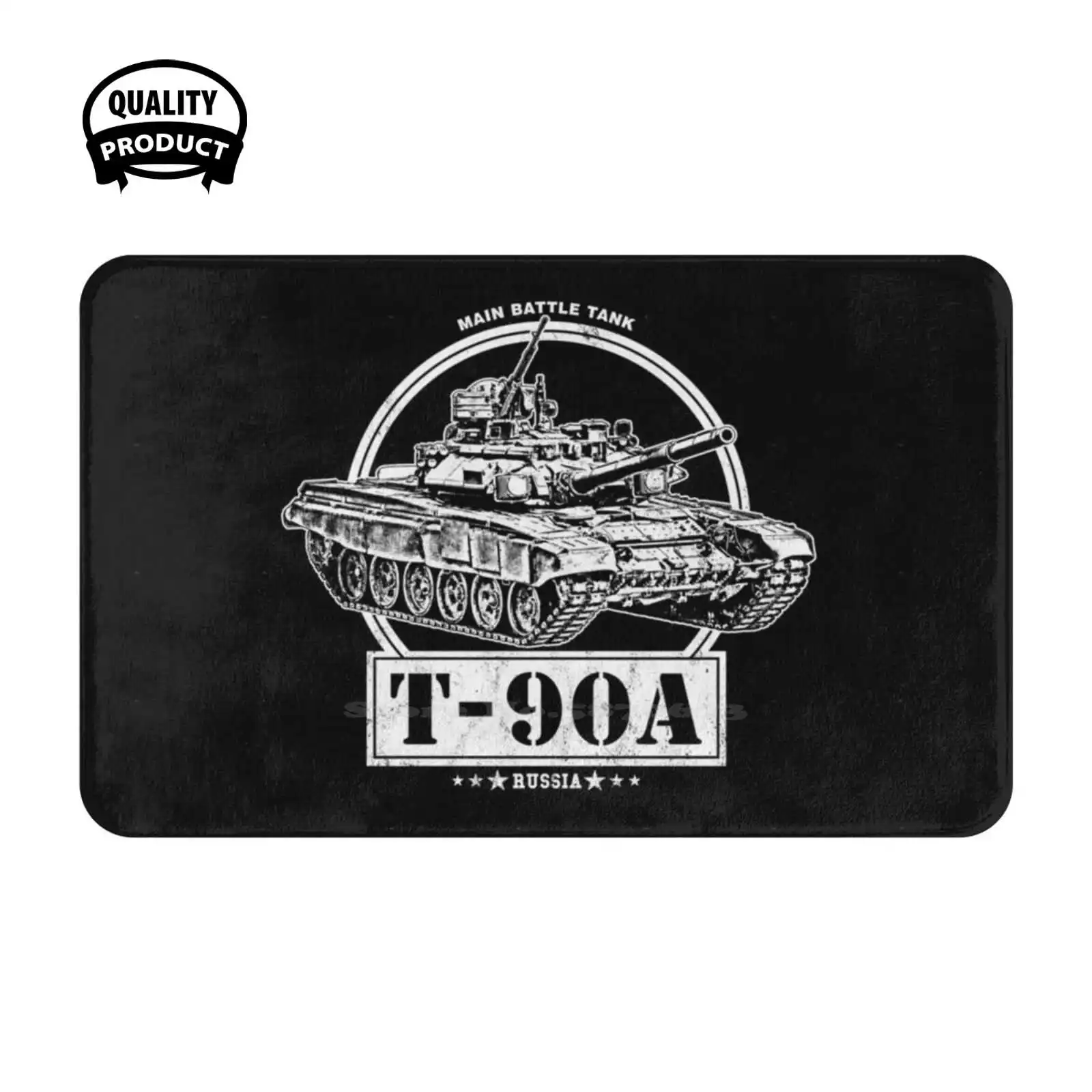 T - 90A Tank Soft Cushion Home Carpet Door Mat Car Rug T 90 Tank T 90A Russian Tank Ww2 Tank Wot Military Tanker Veteran Army