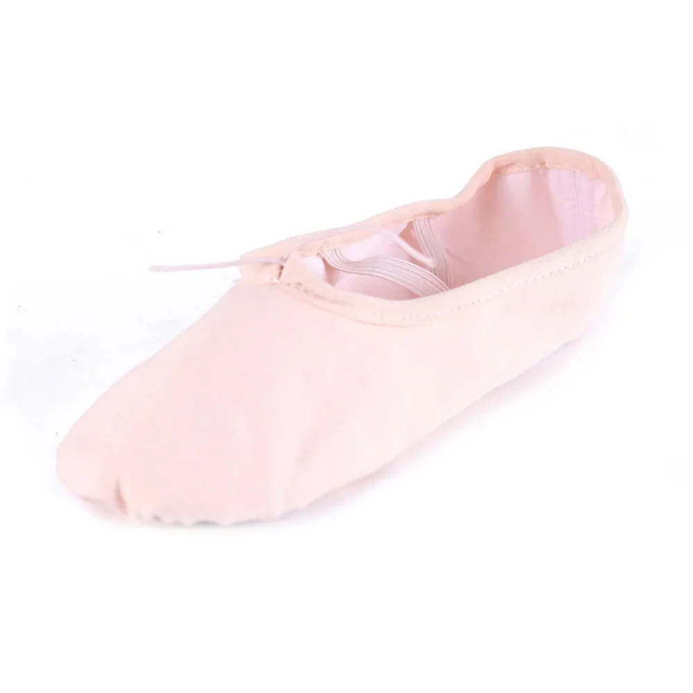 Nuovo arrivo 4 colori fitness ginnastica pantofole scarpe moda tela balletto scarpe da punta per bambini bambini neonata # 252249