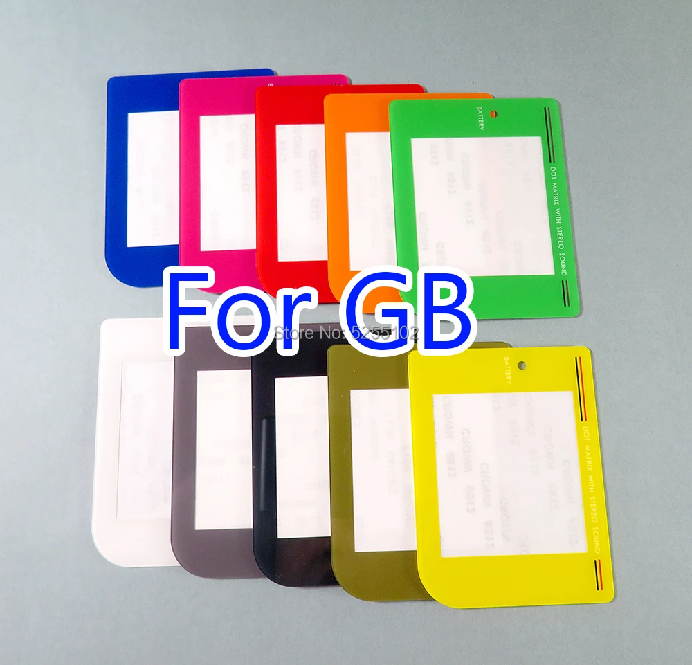 1 pz lente protettiva di ricambio per schermo in plastica per Nintendo Gameboy Classic GB Lens Protector Mirror