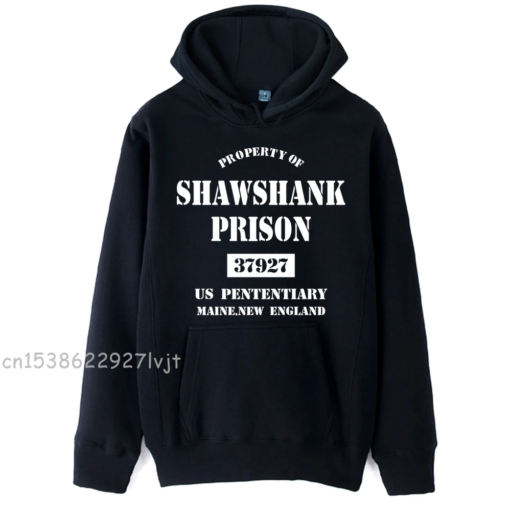 The Shawshank Redemption PRISON 37927 US PENTENTIARY MAINE NEW ENGLAND Man Boys Hoodie Couple Autumn Winter Fleece