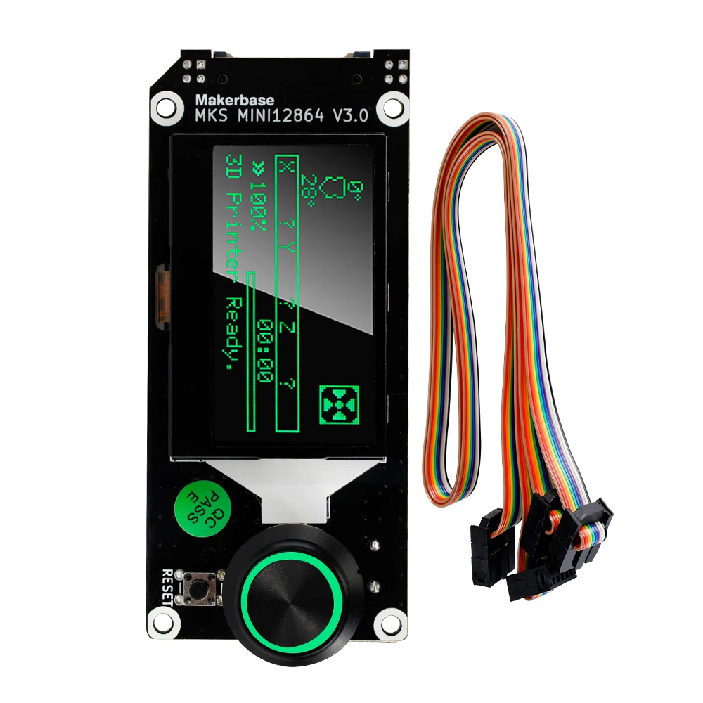 RAMPEN MKS Mini12864 V3 Einsatz SD Karte Seite LCD Smart Display Bildschirm 3D Drucker Teile für MKS Robin Nano V2/3 GenL mini 12864