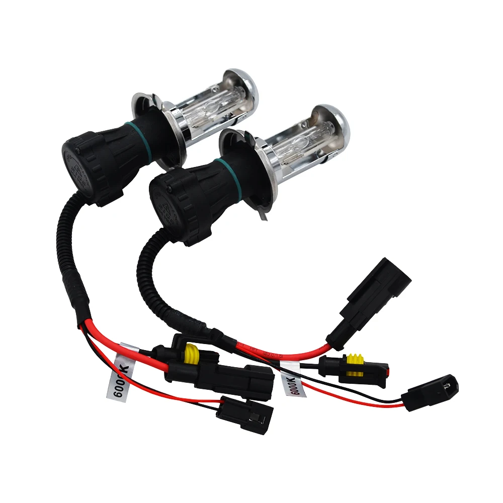 

2PCS HCDLT Premium AC 35W 55W H4-3 Bixenon HID Lamp Bulbs H4 High Low Beam Bulb 4300K 6000K 8000K For H4 Car Xenon Headlight Kit