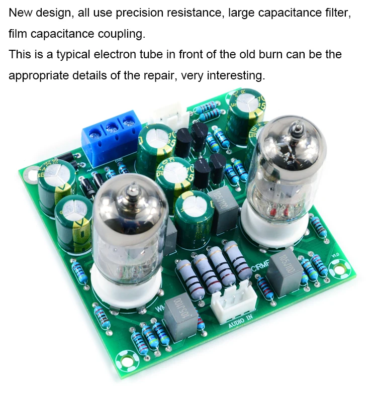CIRMECH HIFI 진공관 프리 앰프 보드 전자 밸브 앰프 diy 가방 및 완제품