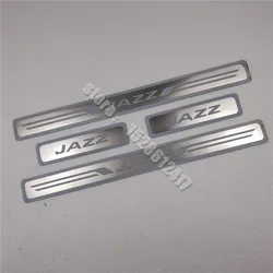 For Honda JAZZ 2020 2021 2022 Stainless Steel Scuff Plate/Door Sill Door Sill Scuff Plate Welcome Pedal Auto Styling Accessories