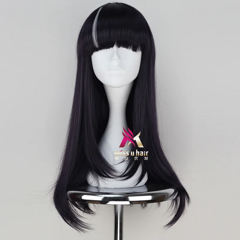 anime Movie Death Parade Death Billiards Chiyuki Cosplay Costume Wig party Hair Refractory Fiber wig +wig cap