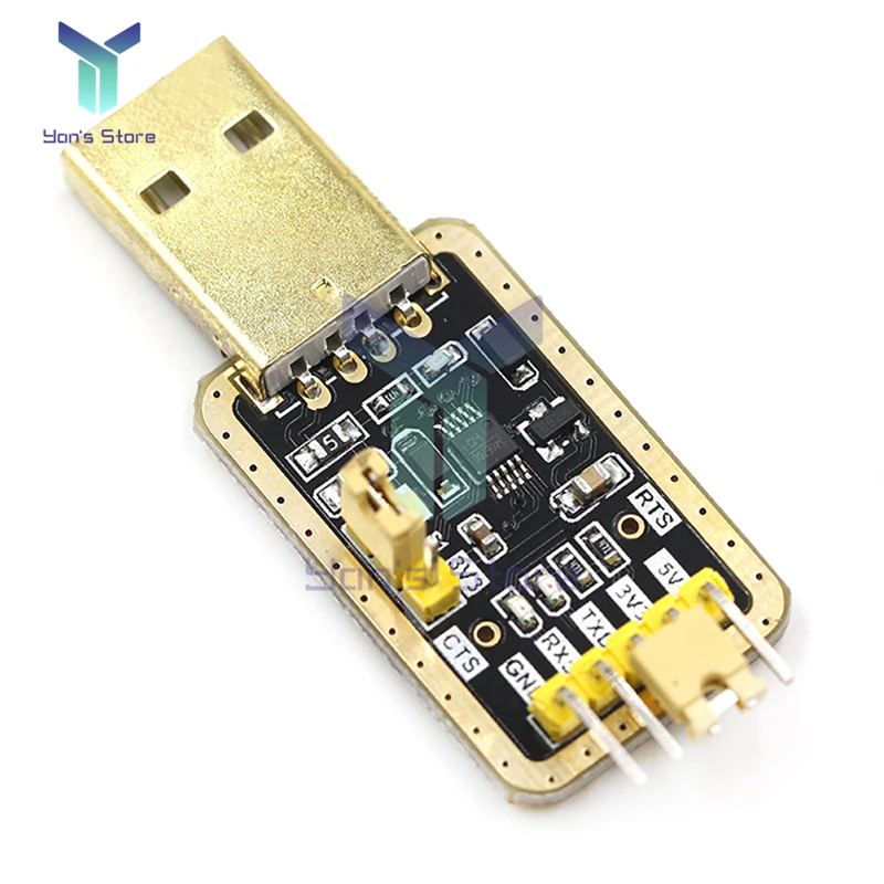 Mini CH340 RS232 Module Chuyển Đổi USB To TTL Cổng Nối Tiếp 3.3V/5V Có Đèn Báo Nguồn Cho Bộ-Hộp/Router Nâng Cấp Firmware
