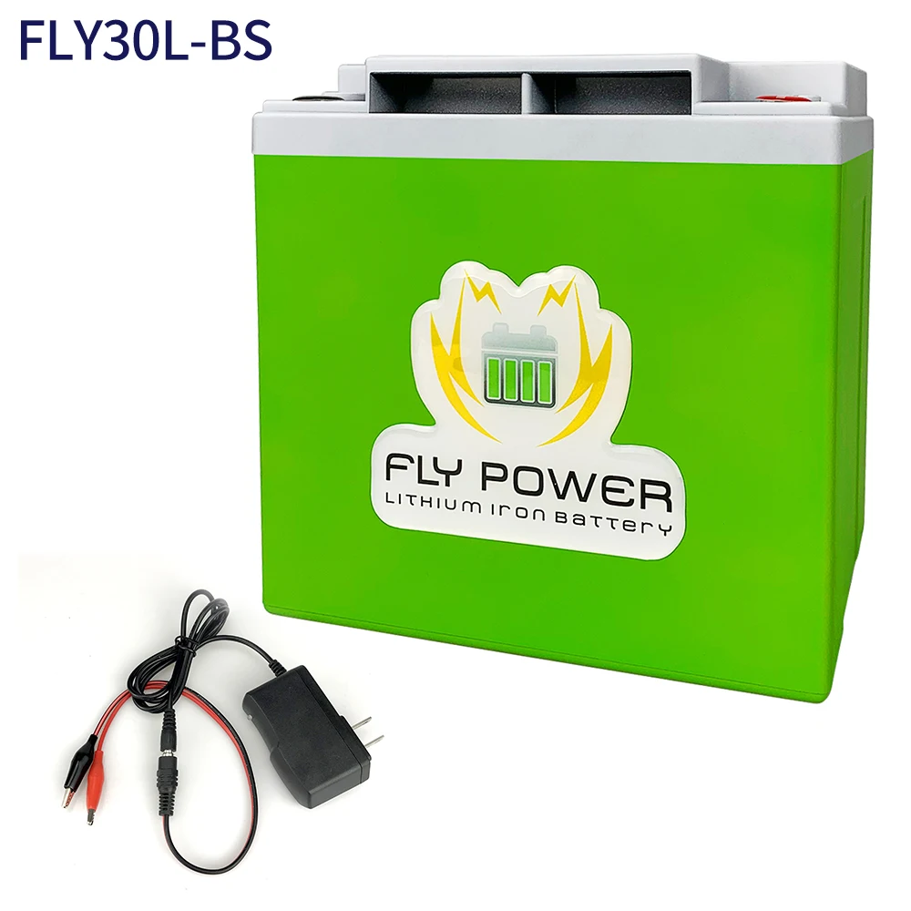 12V Motorcycle LiFePO4 Engine Battery Lithium iron Phosphate Scooter Battery BMS 20Ah CCA720A 240Wh FLY30L-BS For ATVs YTX30L-BS