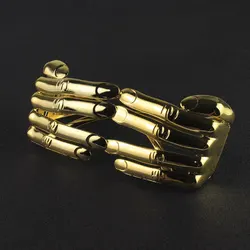 Festival Punten Gold Vingers Bril Vrouwen Een Stuk Bar Voor Party Cosplay Buitengewone Mode Oculos De Sol Feminino