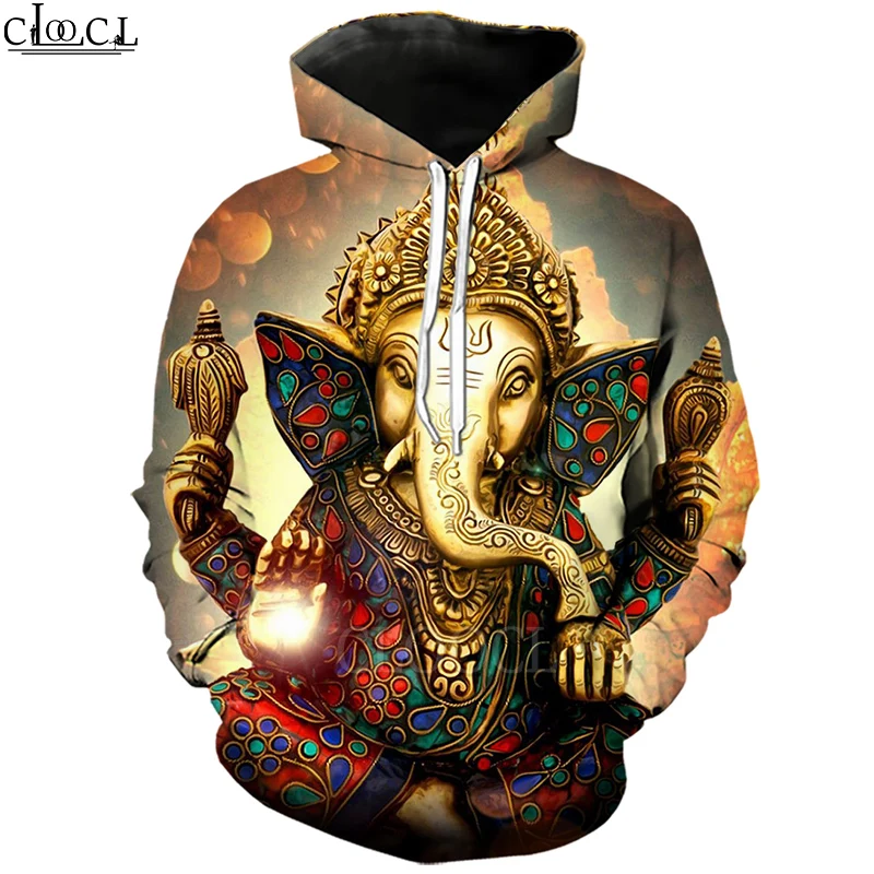 

CLOOCL Hinduism God Lord Ganesha Men Women Hoodies 3D Print Autumn Hoodie Fashion Tracksuit Clothing Casual Sportswear Tops