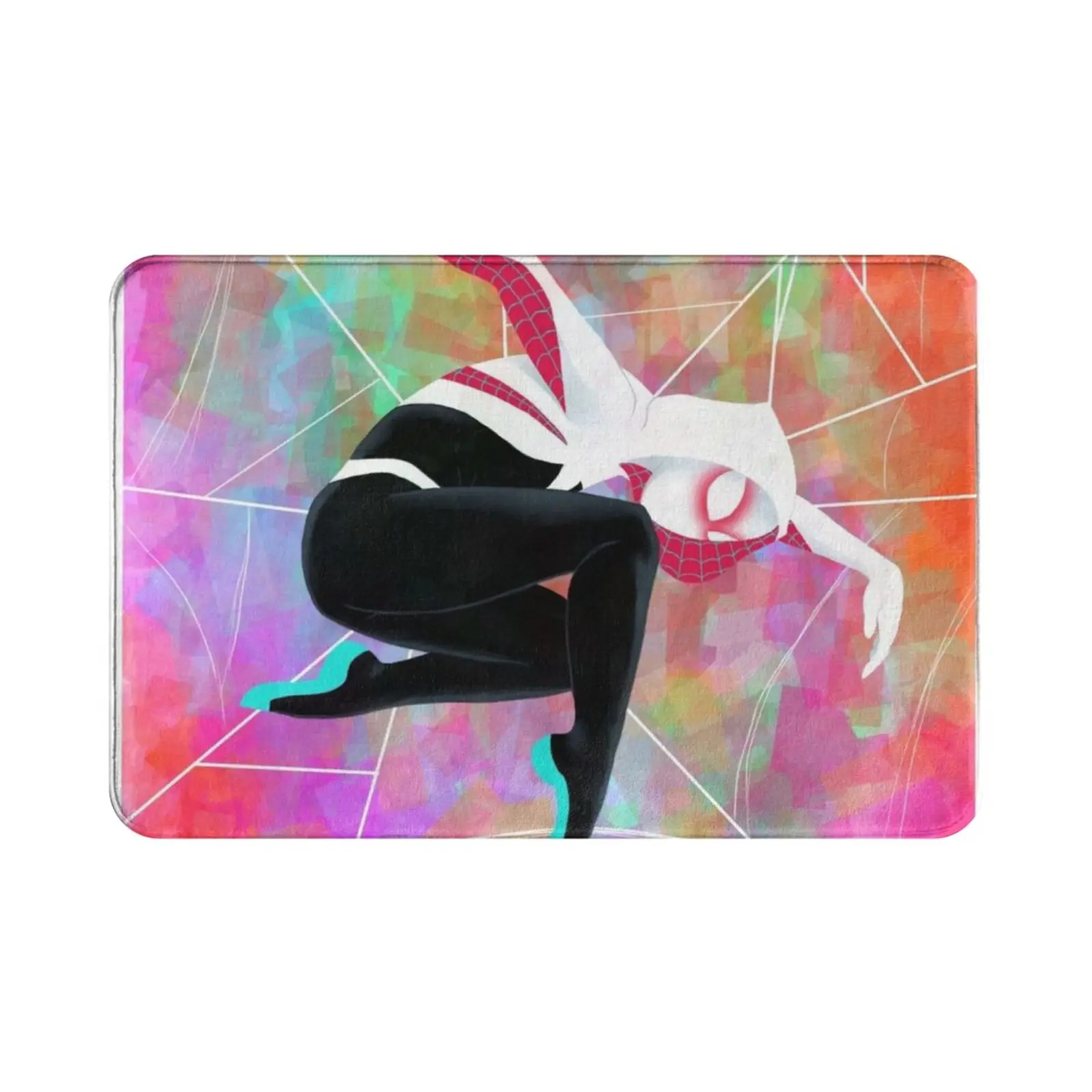 Spider-Gwen Carpet Mat Rug Cushion Soft Spider Gwen Spiderverse Gwen Stacey Spiderwoman Comics Spider Woman