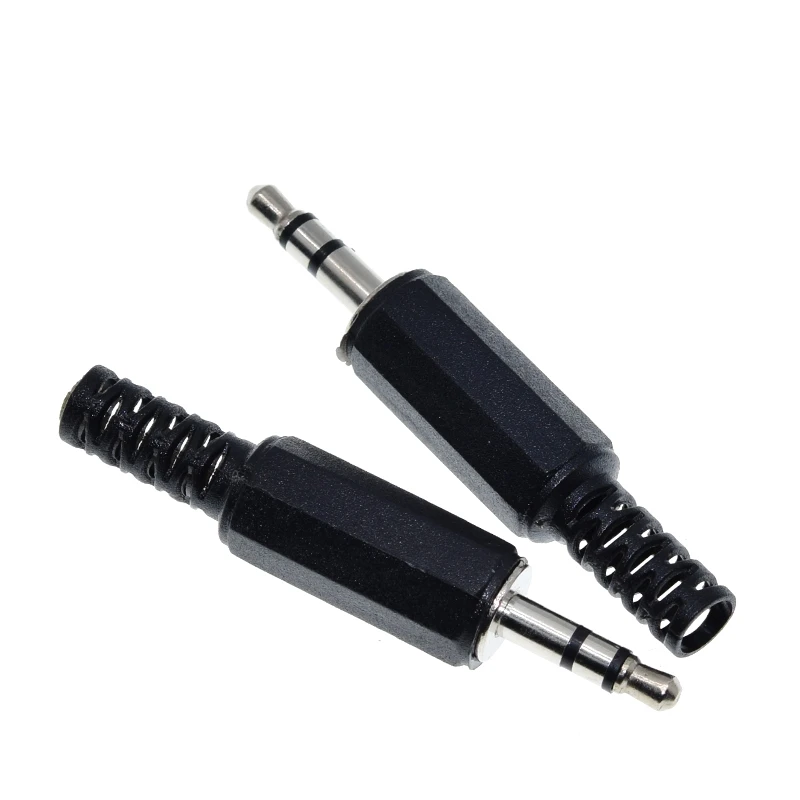 10 Stück, heiß begehrt, 5-polige 3,5-mm-Stereo-Audio-Buchse, PCB-Panelmontage für Kopfhörer mit Mutter, PJ-324M + 3,5-mm-Stereo-Audiostecker – Detail 12